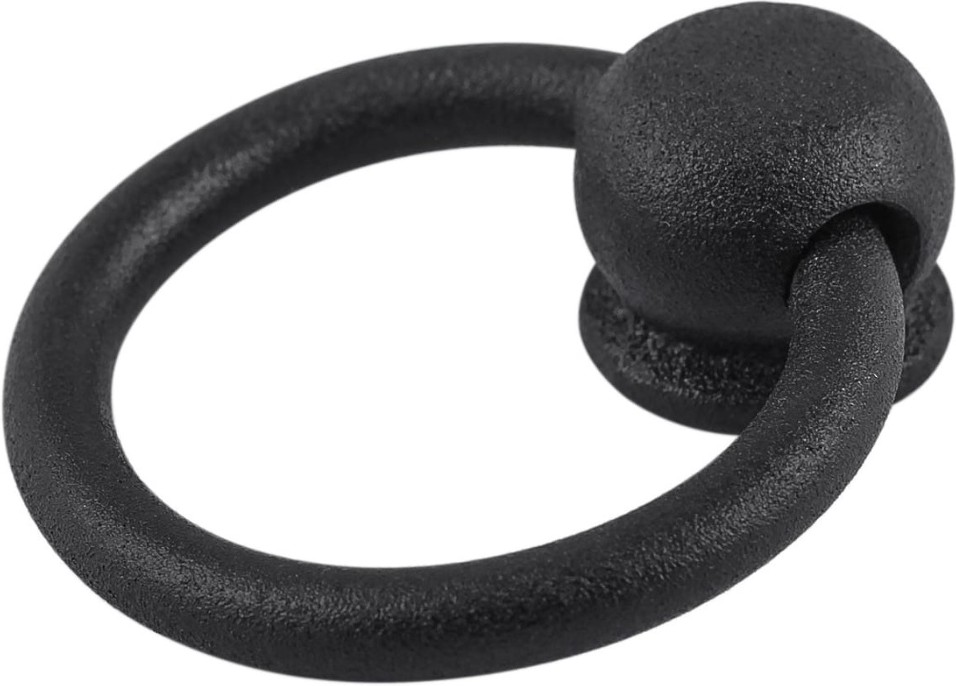 Drawer Pulls Black Oval Ring Drawer Pulls