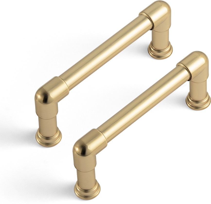 Cylindrical Bar Cabinet Pulls 6-Pack