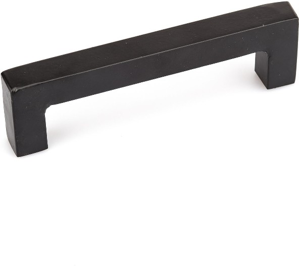 Sheffield 5-1/16-in , 128mm Center to Center Matte Black Rectangular Handle Drawer Pulls