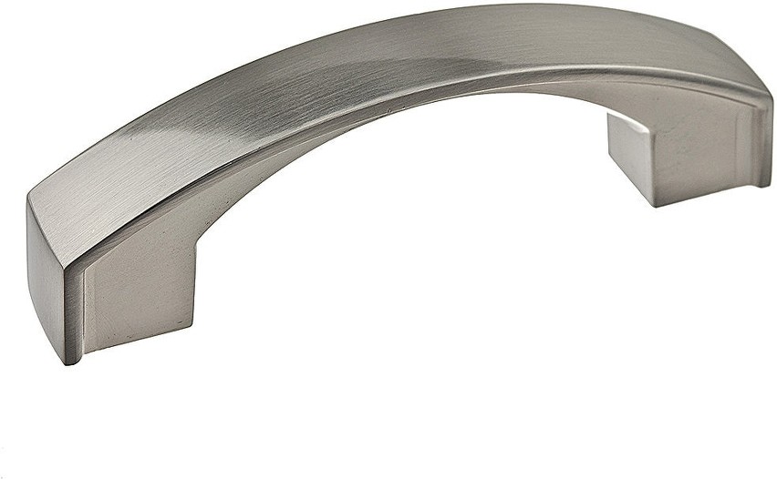 Boisbriand 3-in , 76mm Center to Center Brushed Nickel Arch Handle Drawer Pulls