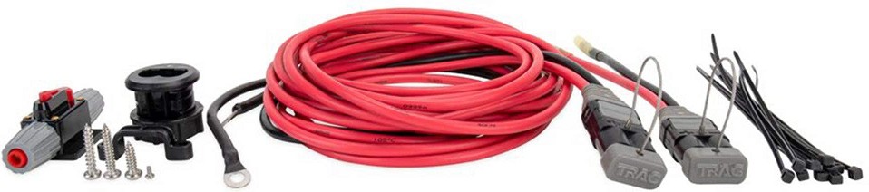 Trac High Current 12V Power Outdoors Vehicle Wiring Kit w/Quick Connect System