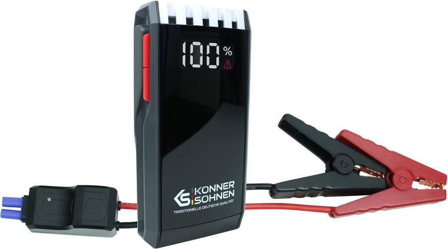 3-IN-1 1400-Amp Portable Car Battery Jump Starter with Digital Display KS JS-1400