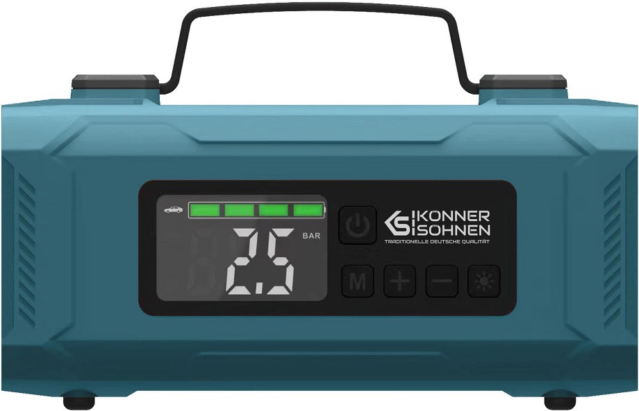 Portable Jump Starter with Battery-powered Air Compressor KS JSP-2000 -Amp 140 psi