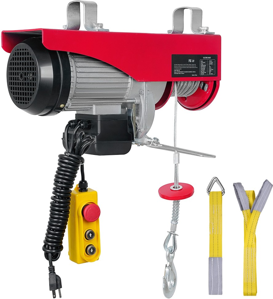 880lbs Electric Lift with 14ft Corded Remote. 110V. 20-40ft Lift Height for Garage Attic Warehouse Factory