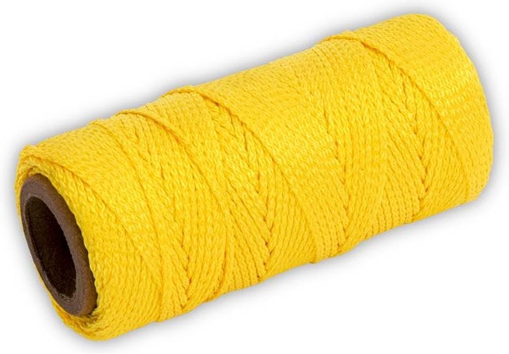 Yellow Braided Nylon Mason Line String