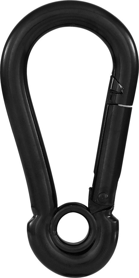 1/4-in Black Steel Interlocking Spring Snap