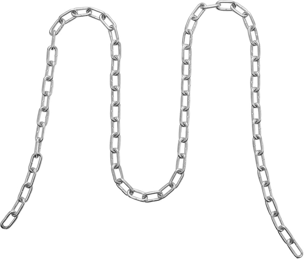 3/16inch x 100ft Proof Coil Chain. 1100 lbs Safe Working Load. Zinc Plated