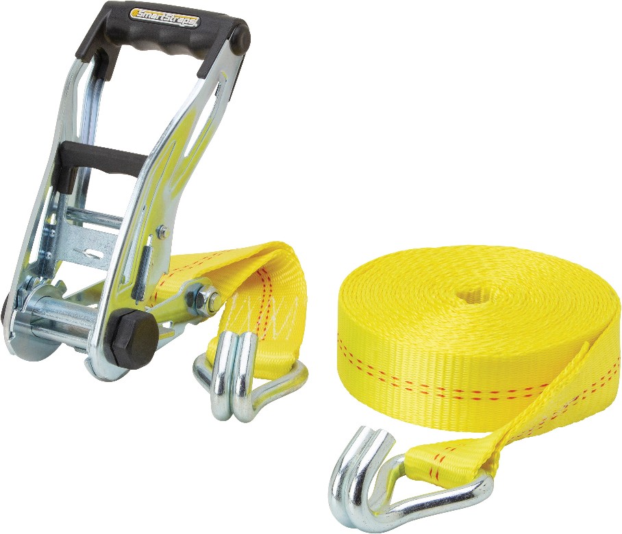2-in x 27-ft Ratchet Strap with J-Hook 10000-lb Break Strength