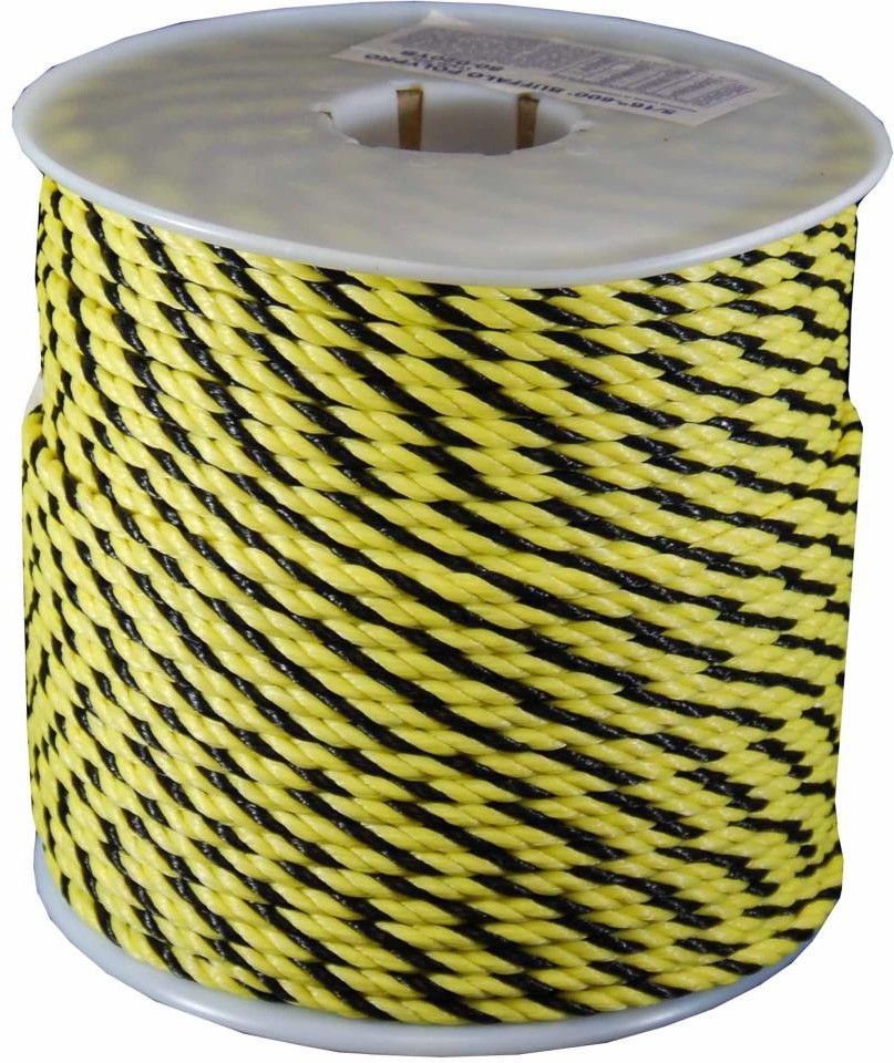 600.0-ft x 0.25-in Twisted Polypropylene Rope (By-the-Roll)