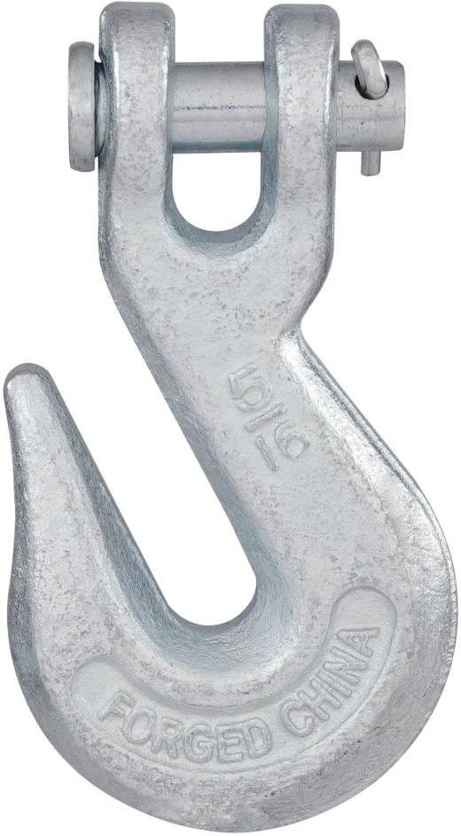 5/16-in Zinc Plated Forged Steel Clevis Grab Hook