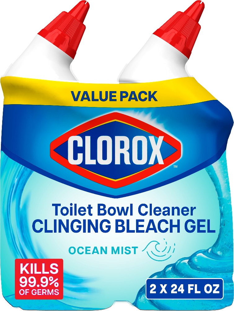 Clinging Bleach Gel 2 -Pack 48.0 -fl oz Ocean Mist Toilet Bowl Cleaner