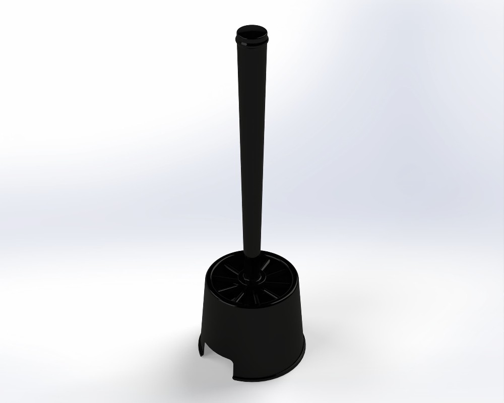 Polypropylene Toilet Brush with Brush Holder