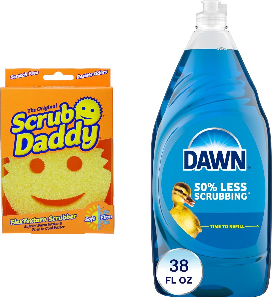 Deep Clean Duo - Dawn 38-fl oz Dish Soap and Scrub Daddy Sponge
