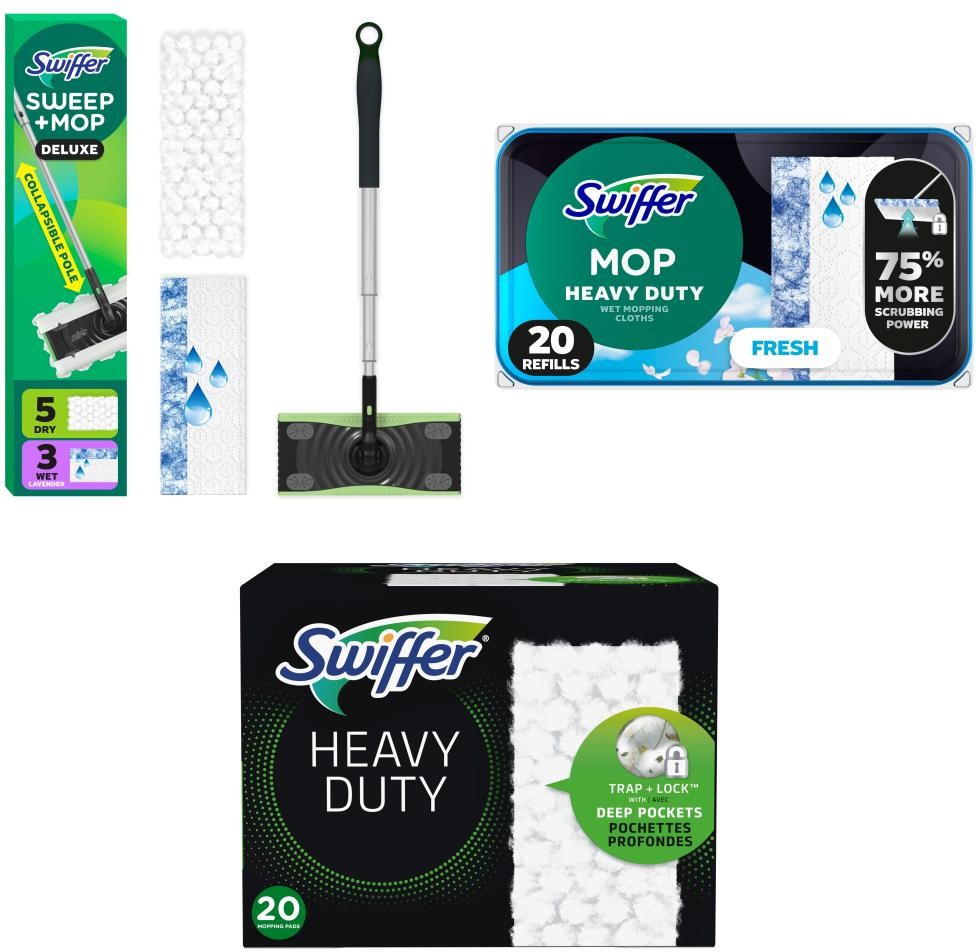 Sweep + Mop Deluxe Starter Kit + Wet & Dry Refills