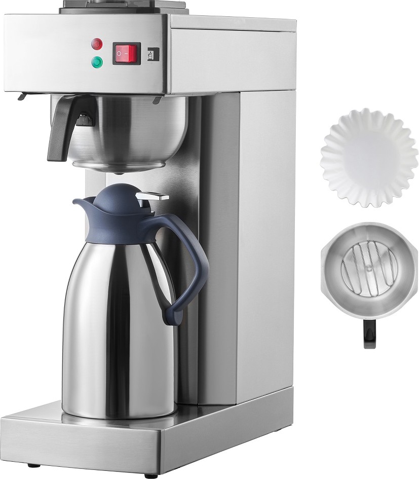 Commercial Drip Coffee Maker 12 -Cup Commercial Drip coffee maker ( Silver )