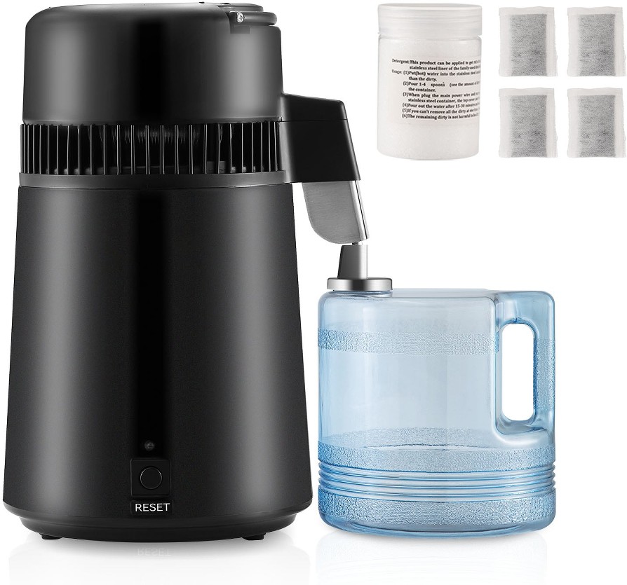 750 W 6.3 Gal/D Water Distiller Black Electric kettle