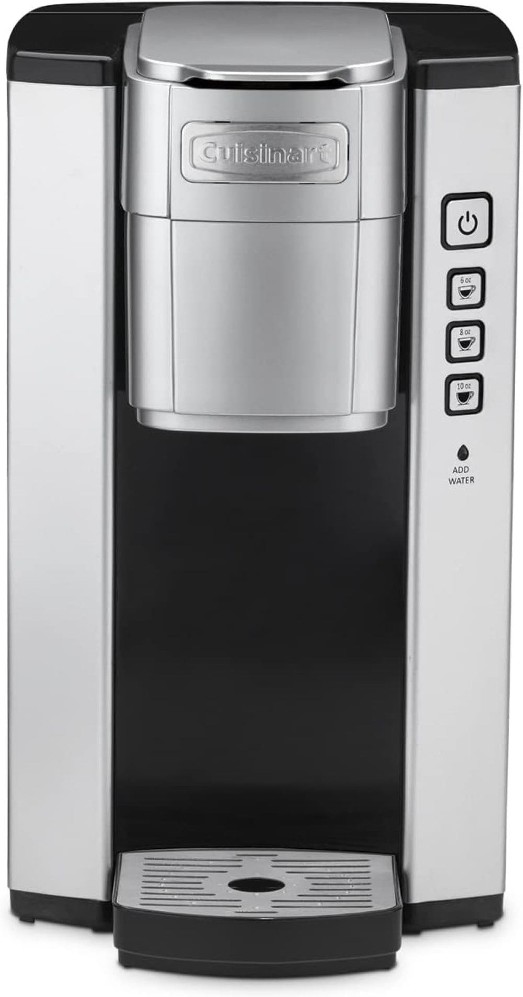 Single-Serve Coffee Maker with 5-Cup Water Reservoir ( Stainless Steel )