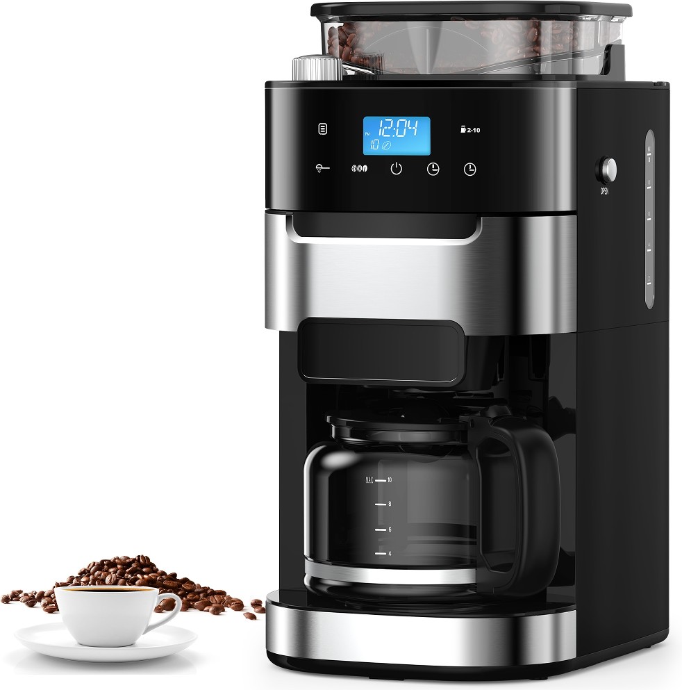 10 -Cup Programmable Residential Drip coffee maker with Automatic Shut-Off ( Black )