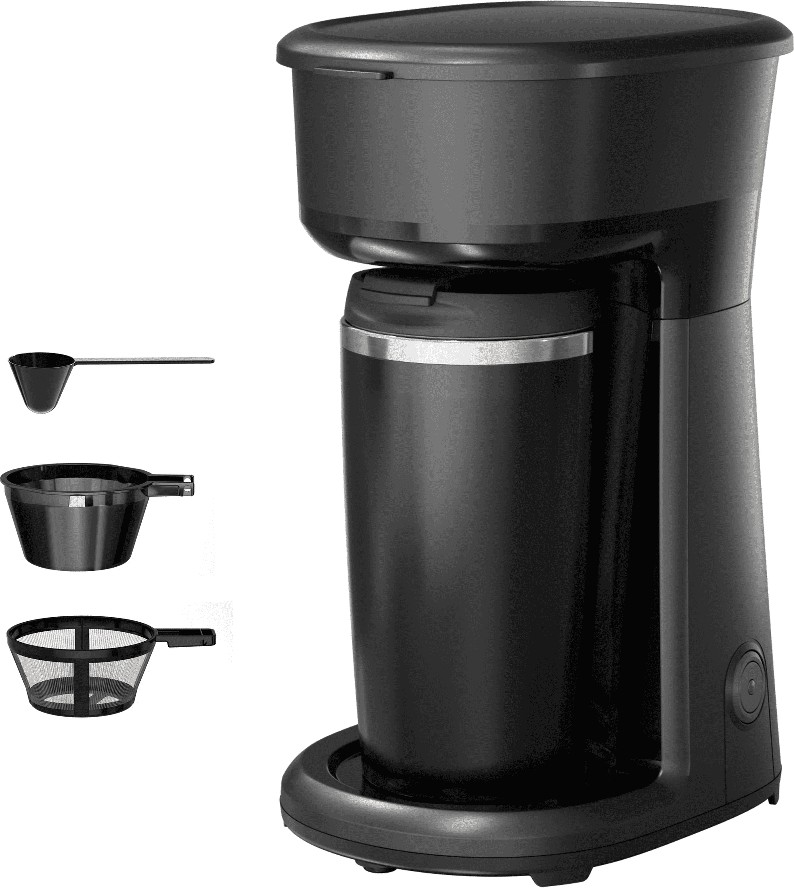 3 -Cup Residential Drip coffee maker ( Black )