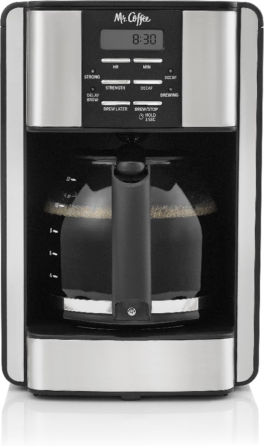 12 -Cup Programmable Residential Pour over coffee maker with Automatic Shut-Off ( Black )