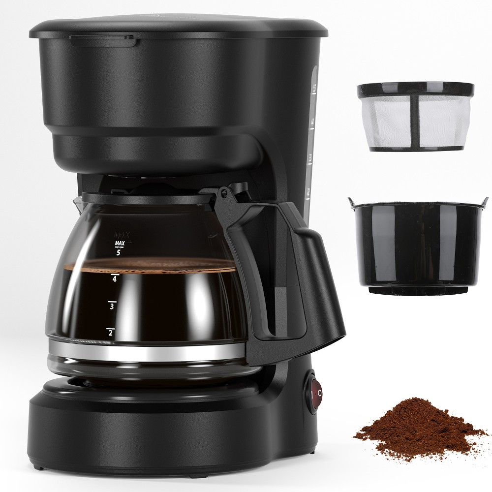 5 -Cup Residential Pour over coffee maker ( Black )