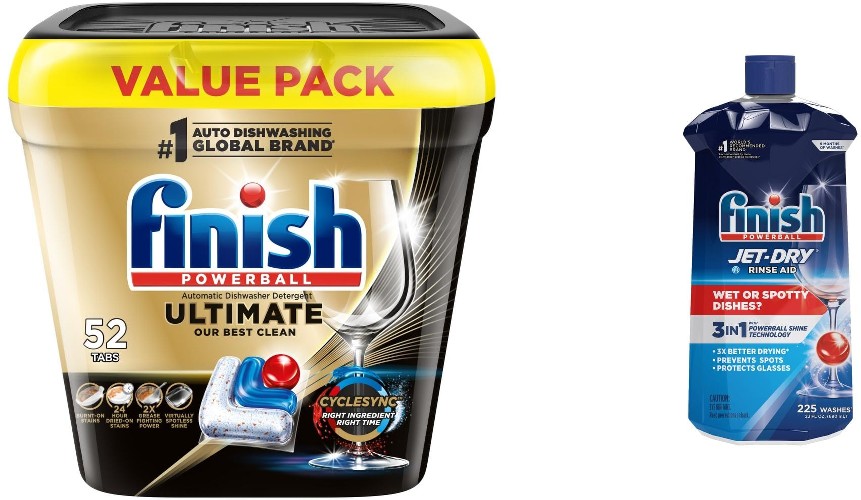Finish Ultimate 52-count Dishwasher Detergent & 23-oz Jet Dry Bundle