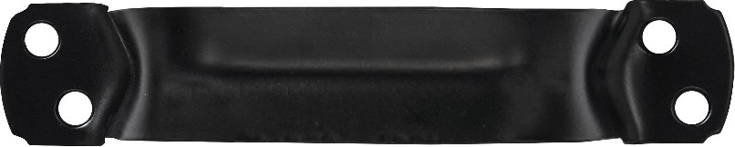 Matte Black Indoor/Outdoor Single Barn door handle