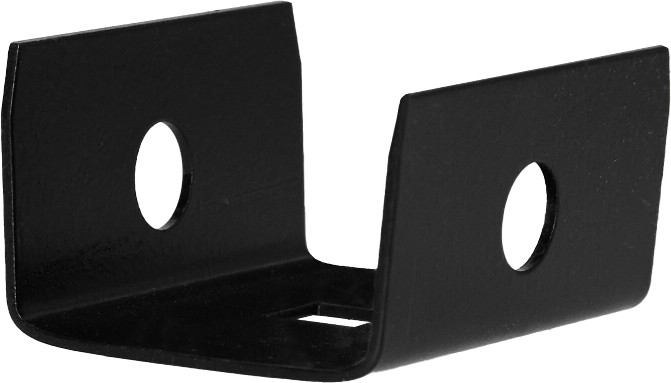Matte Black Indoor/Outdoor Single Bracket