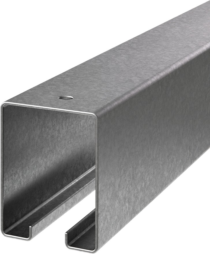 144-in Mill Indoor/Outdoor Single Box rail