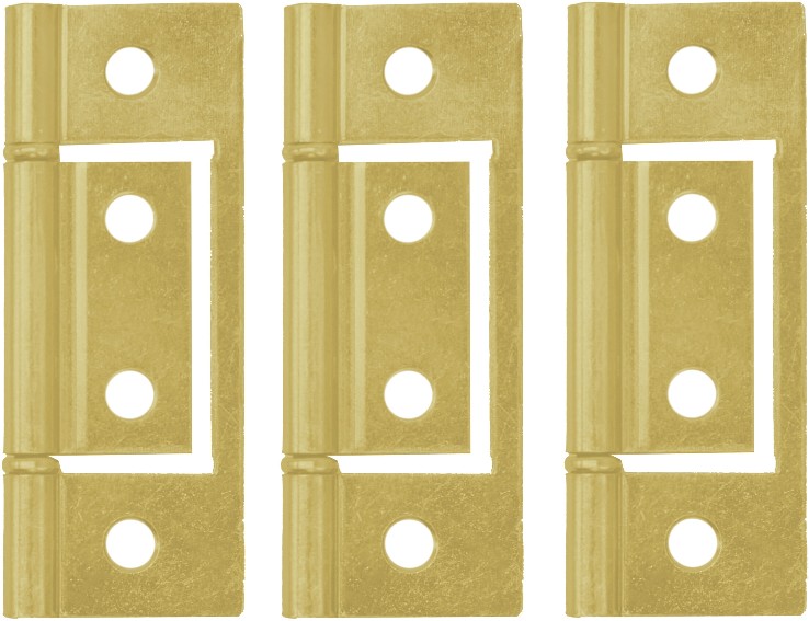 1.5-in Mill Non-Mortise Bi-Fold Door Hinge 2 -Pack