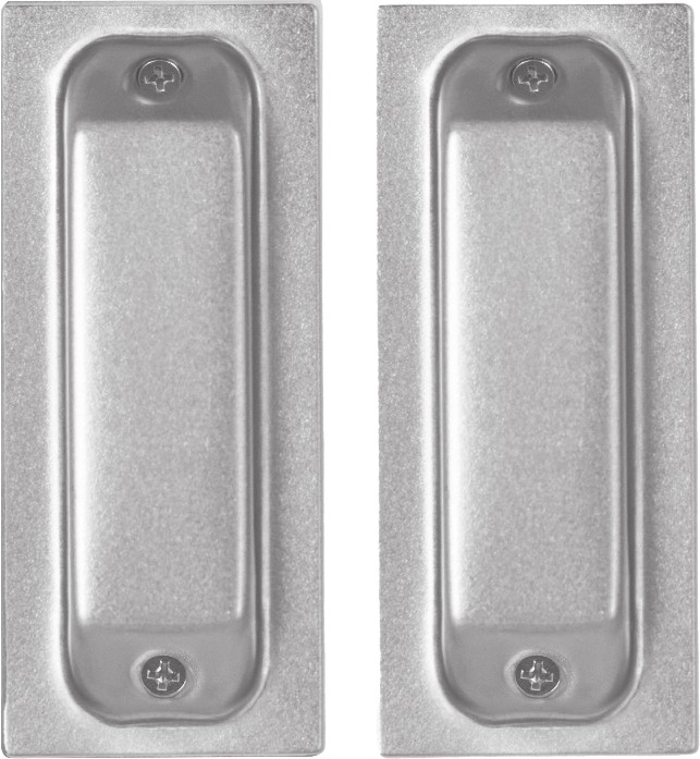 1.375-in Satin Nickel Sliding Closet Door Door Pull (