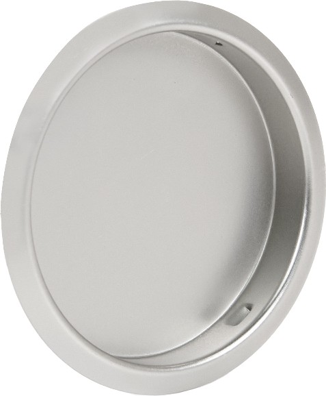 2.4375-in Satin Nickel Sliding Closet Door Mortise cup Pull (