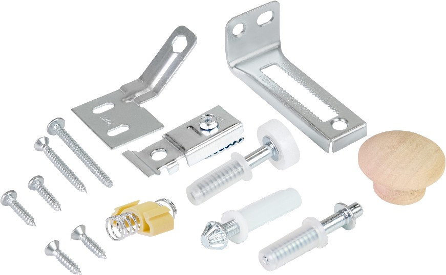 All in one Hardware Repair Kit for Bi-fold Doors (with aligner and snugger - no rail)