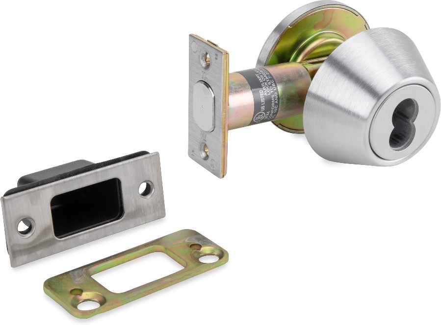 700 Series Brushed Chrome Single Cylinder Deadbolt