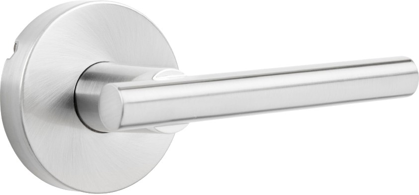 Cira Satin Nickel Interior/Exterior Dummy Door Handle