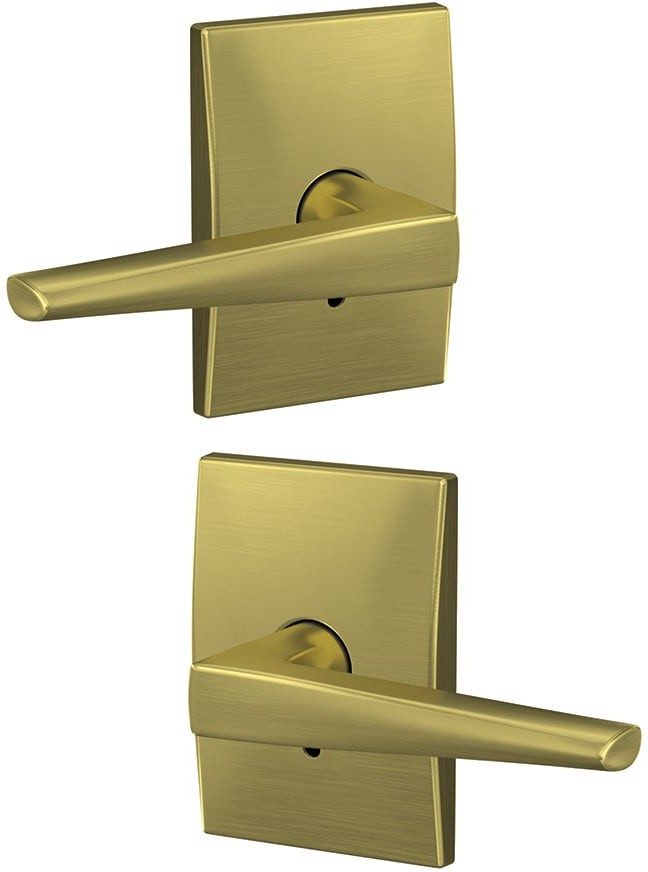 Custom Eller - Century Satin Brass Interior Hall/Closet Dummy Door Handle