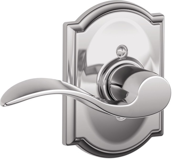 F170 Acc/Cam RH Accent - Camelot Polished Chrome Interior Hall/Closet Dummy Door Handle