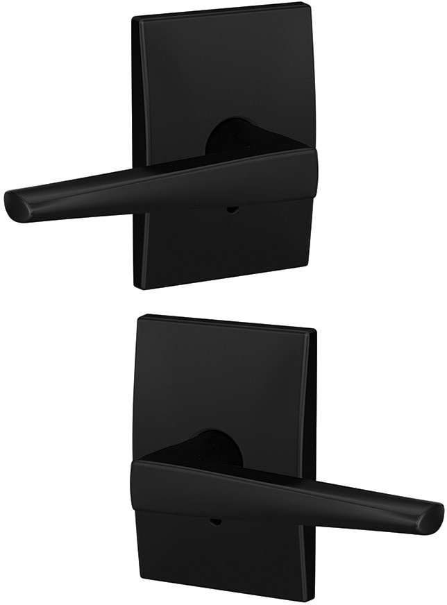Custom Eller - Century Matte Black Interior Hall/Closet Dummy Door Handle