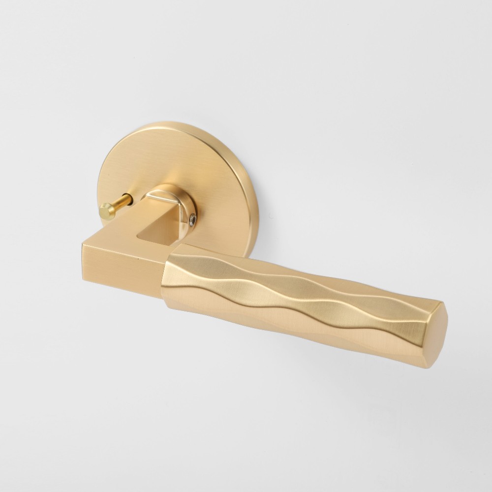Hailey Hailey Champagne Gold Interior Bed/Bath Hall/Closet Privacy Door Handle