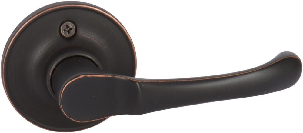 Delaney Callan Edged Oil Rubbed Bronze Interior Dummy Door Handle