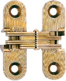 203 1-3/4-in H Satin brass Mortise concealed Interior Door Hinge 2 -Pack