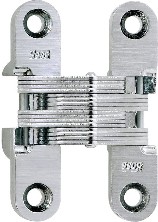205 2-3/8-in H Satin Chrome Mortise concealed Interior Door Hinge