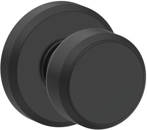 F170 BWE/GSN Bowery - Greyson Matte Black Interior Hall/Closet Dummy Door Knob