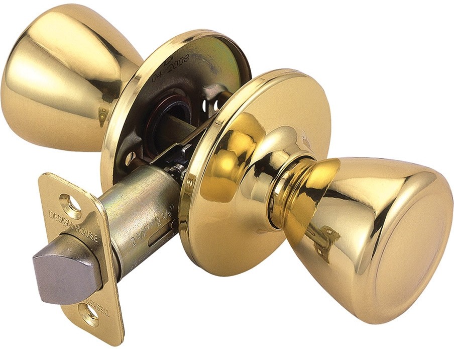 Tulip Tulip Polished Brass Interior Hall/Closet Passage Door Knob