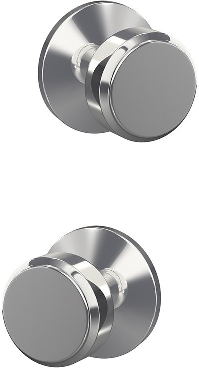 Custom Bowery - Kinsler Bright Chrome Interior Bed/Bath Hall/Closet Combined Door Knob