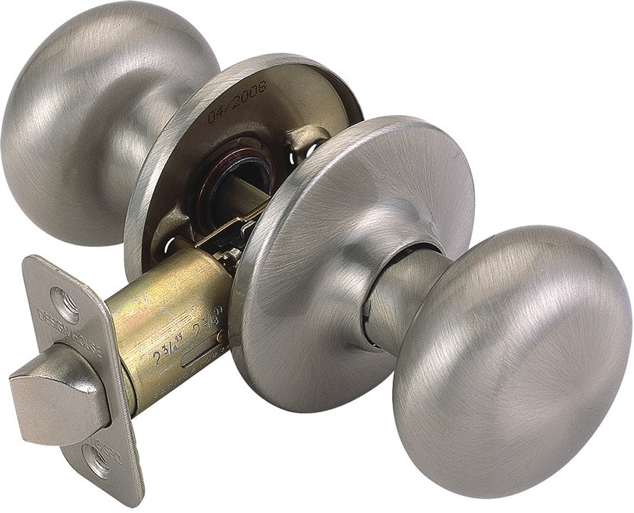 Cambridge Cambridge Satin Nickel Interior Hall/Closet Passage Door Knob
