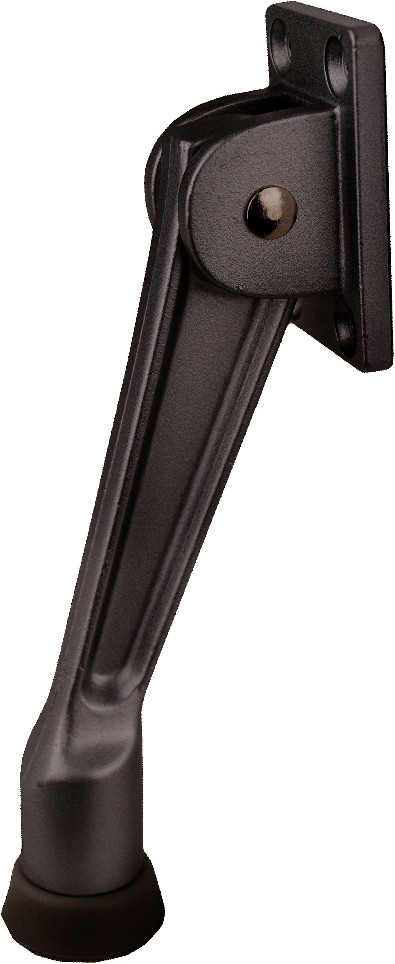1-in Black Steel Barrel Bolt