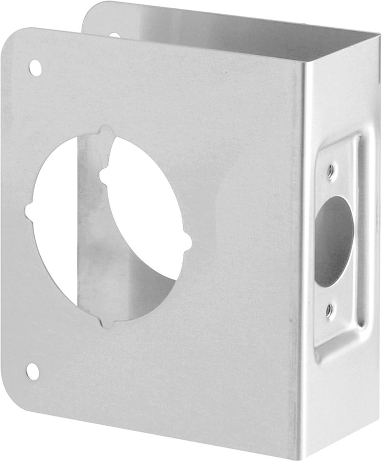 4-5/16-in W x 4-1/2-in H Satin Door Reinforcer Reinforcing mount