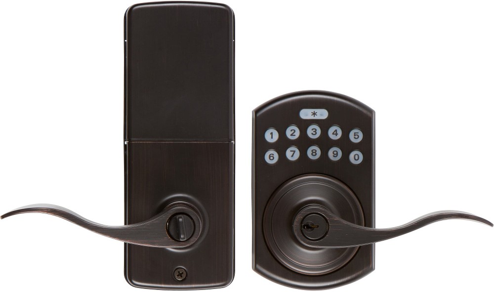 LP250 Keypad Lever Tuscany Bronze