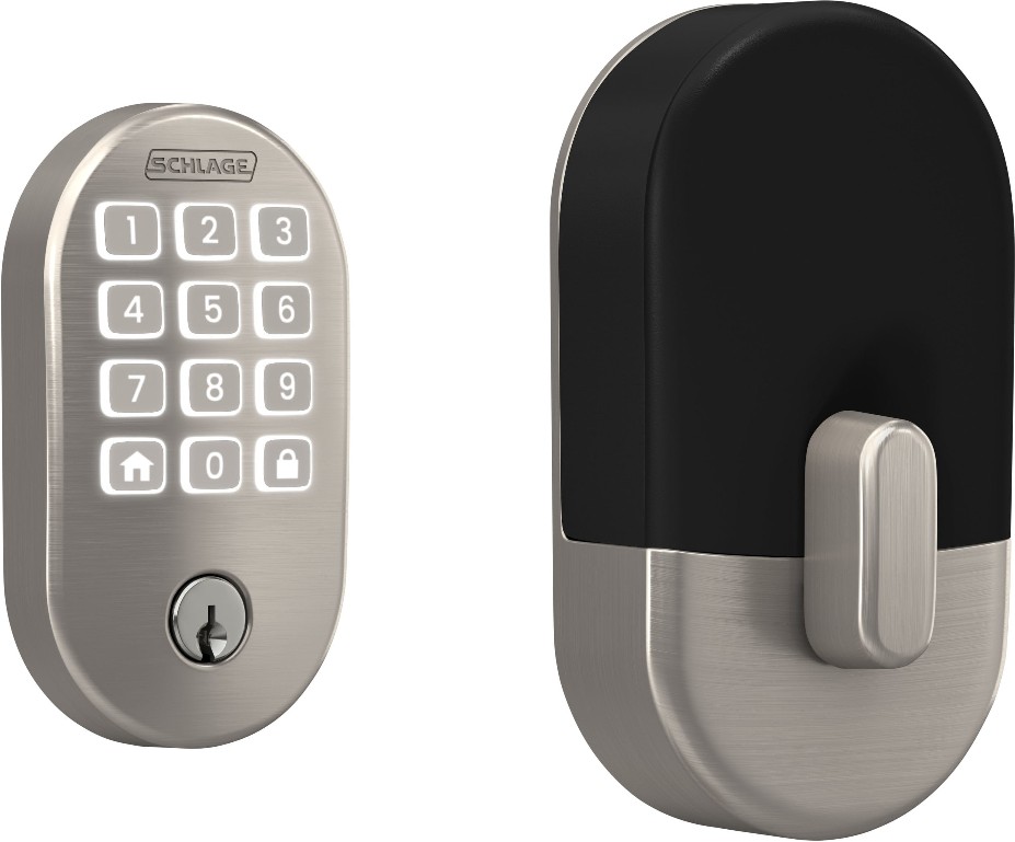 Arrive Remsen Satin Nickel Smart Lock Electronic Deadbolt with Wifi Bluetooth and Keypad